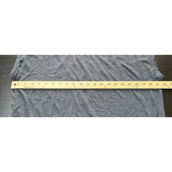 Mono B Open Back Sleeveless Shirt Size S Gray - Picture 3 of 6